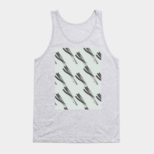 Gray abstract oblique elements Tank Top